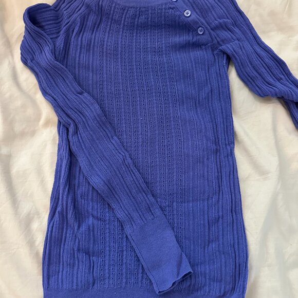 Moda International Purple Sweater - Size Small - Picture 7 of 7